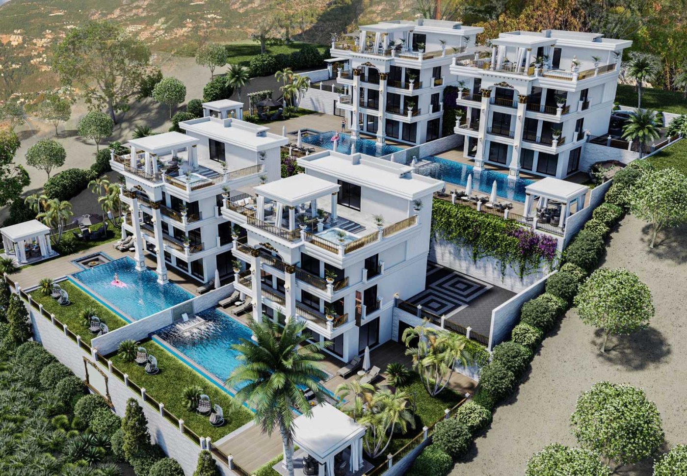 Villa 4+1 in Alanya, Turkey No. 4185