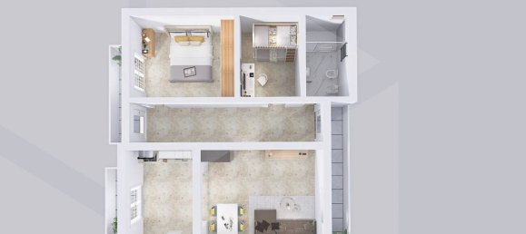 Квартира с 3 комнатами в Битритто, Италия № 34429 20