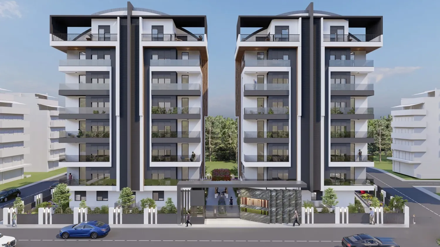 Wohnung 2+1 in Mugla, Turkey, Nr. 33421