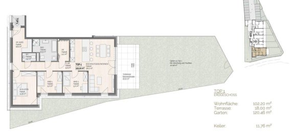 4 rooms Apartment in Tiefgraben, Austria No. 134382 4