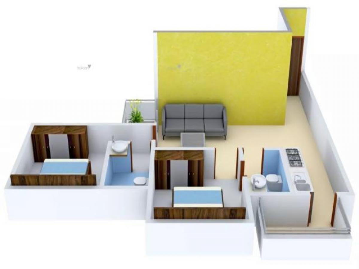 2 bedrooms House in Gurgaon, India No. 18319