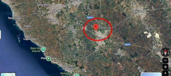 Квартира с 3 комнатами в Ugento, Италия № 127958 24