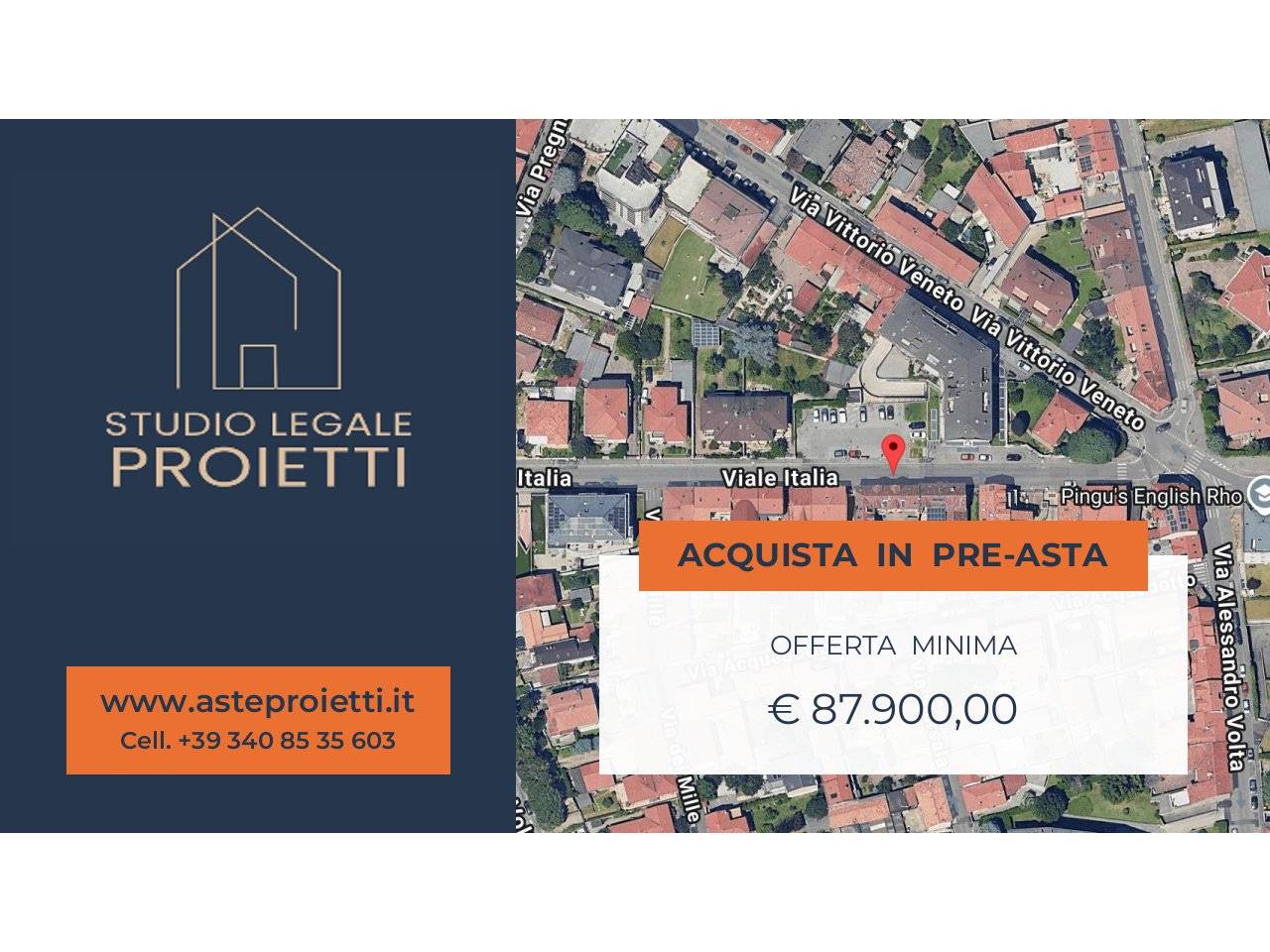 2 غرف نوم شقة في Rho, Italy رقم 306315