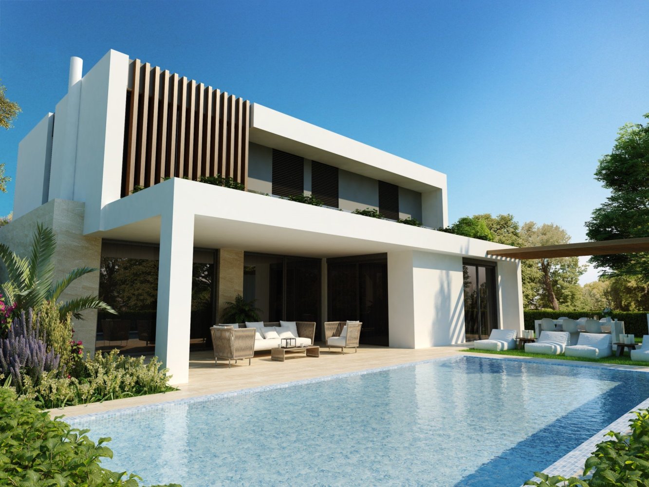 Вилла с 4 спальнями в Дали, Кипр № 33455