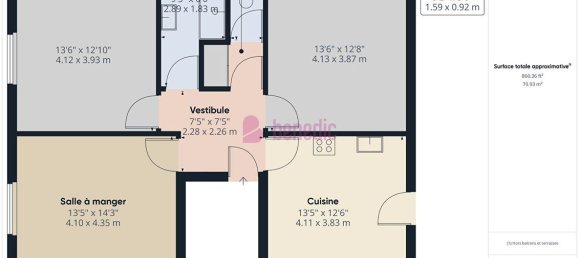 Apartamento de 2 dormitorios en Morhange, France No. 41428 11