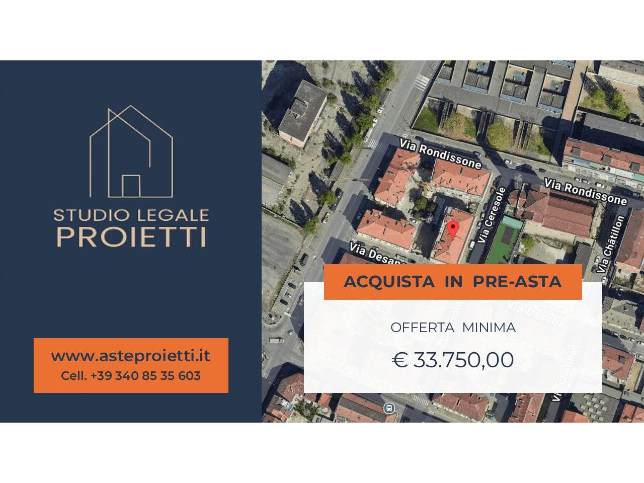 Studio in Turin, Italy No. 307267