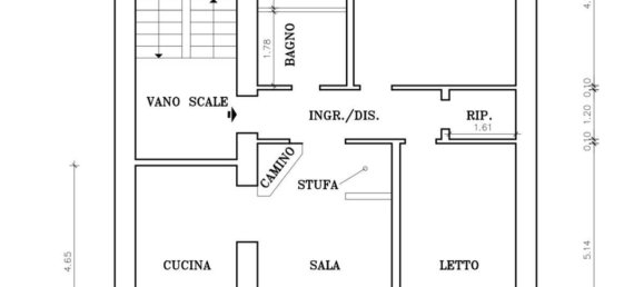 4 rooms Apartment in Castiglione dei Pepoli, Italy No. 202555 34