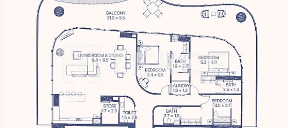 2 bedrooms Apartment for sale in Al Marjan Island, Ras Al Khaimah, UAE № 102090 11