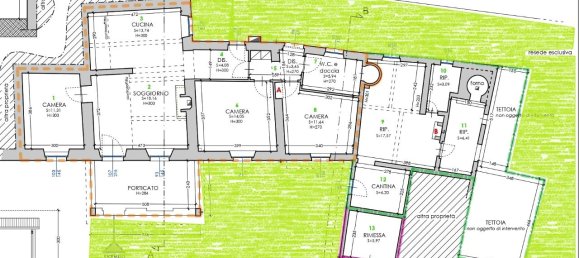 Apartamento de 6 habitaciónes en Lucca, Italy No. 34948 25