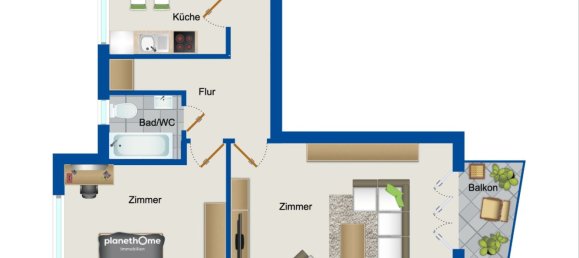 Apartamento de 2 habitaciónes en Steglitz, Germany No. 93570 8