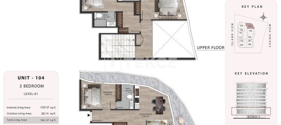 Duplex T2 em Al Marjan Island, UAE N.º 34243 22