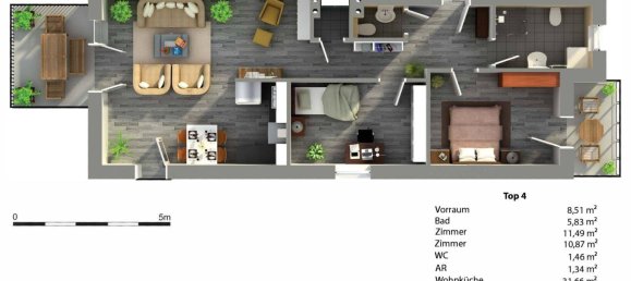 3 rooms Apartment in Vienna, Austria No. 182649 10