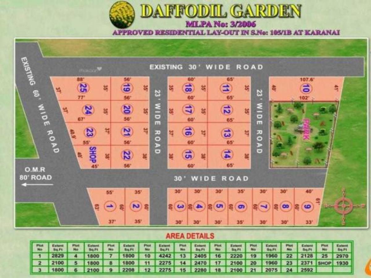  Land in Chennai, India No. 31570