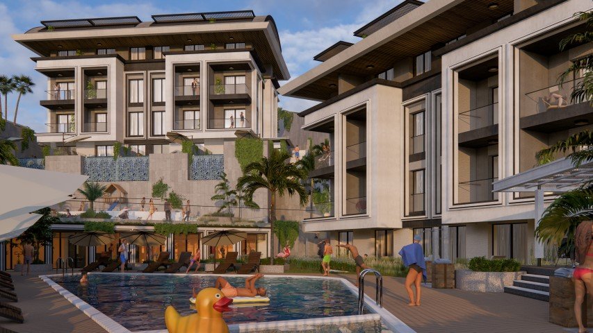 Apartment 1+1 in Alanya, Turkey No. 30903