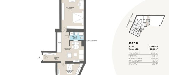 3 rooms Apartment in Penzing, Austria No. 2829 17