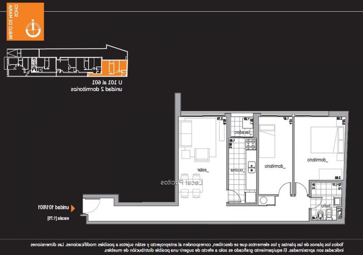 2 غرف نوم شقة في Montevideo, Uruguay رقم 12294