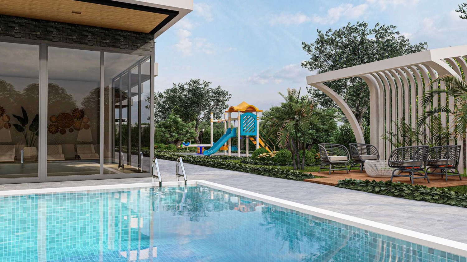 Apartment 2+1 in Sea Pearl Selenga, Alanya, Turkey No. 36330