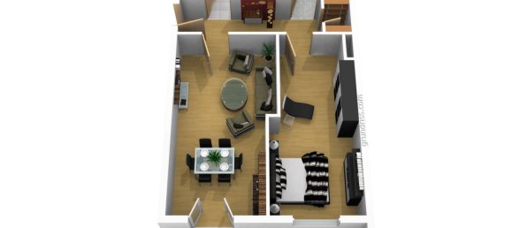 Квартира с 1 спальней в Хакенфельде, Германия № 23449 12