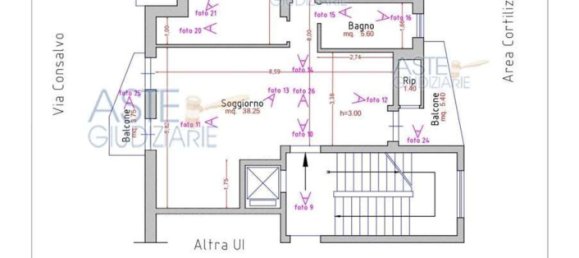 5 rooms Apartment in Naples, Italy No. 10286 12