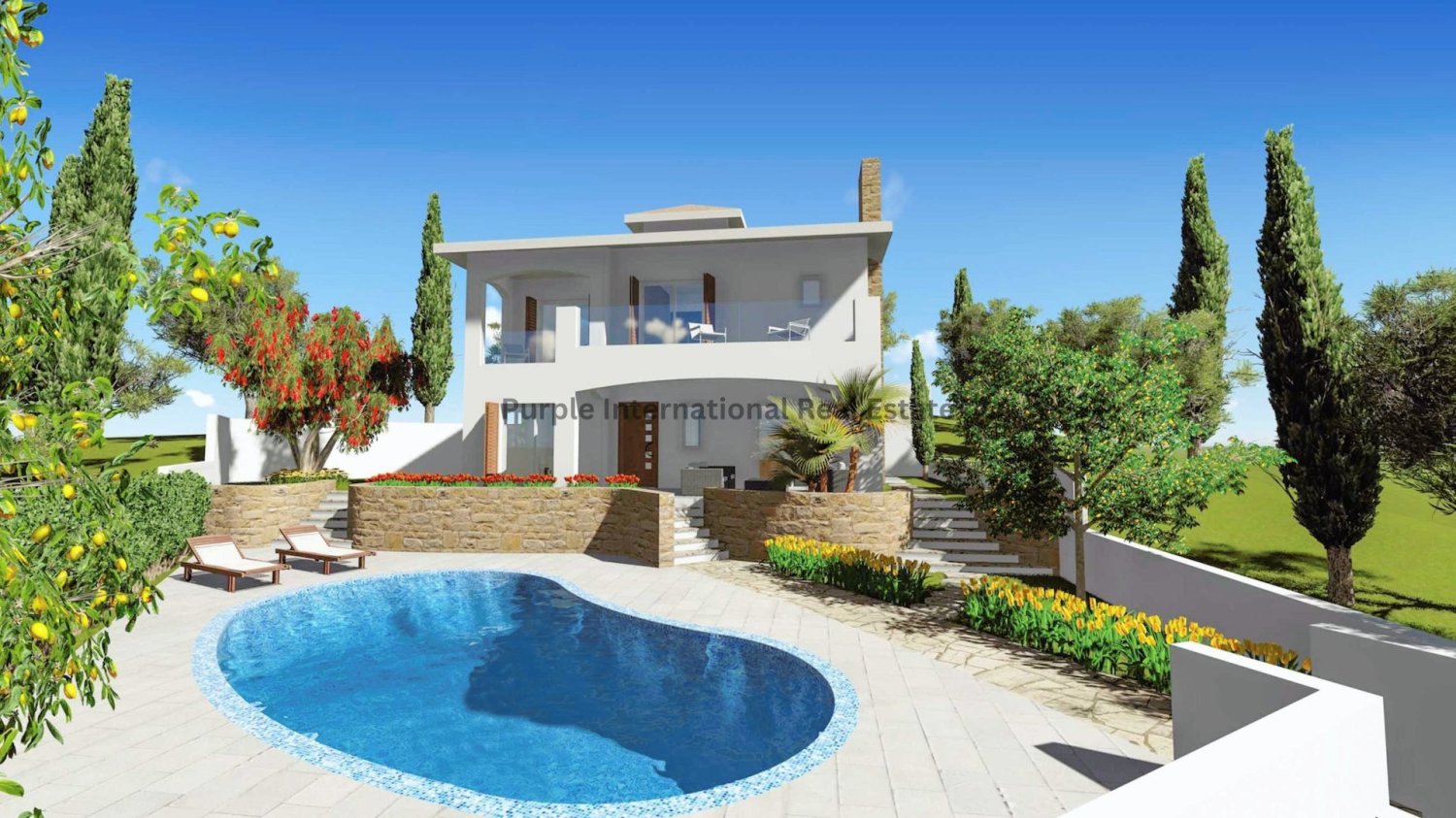 4 غرف نوم فيلا في Tala, Cyprus رقم 1090