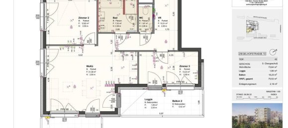 Apartamento de 2 dormitorios en Vienna, Austria No. 184719 8