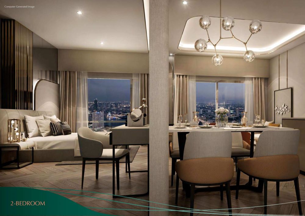 شقة 2 غرف نوم  في Sathon, Thailand رقم 62335