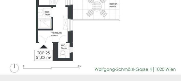 2غرفة شقة في Leopoldstadt, Austria رقم 239548 17