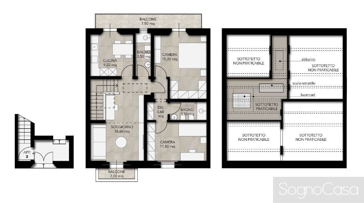 2 bedrooms Apartment in Florence, Italy No. 287273