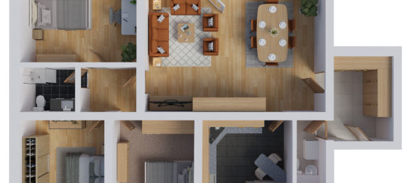 Квартира с 3 спальнями в Франкфурт на Майне, Германия № 284973 32