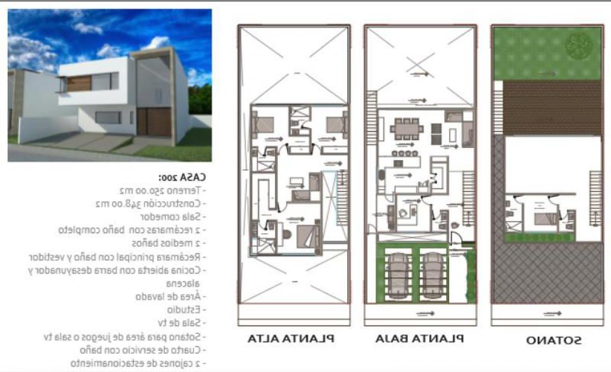 Дом с 3 спальнями в Керетаро, Мексика № 179493