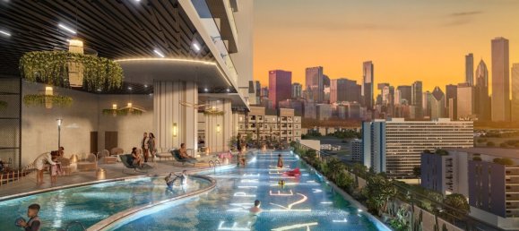 Apartamento T1 em Empire Lake Views, Wadi Al Safa 2, UAE N.º 63871 8