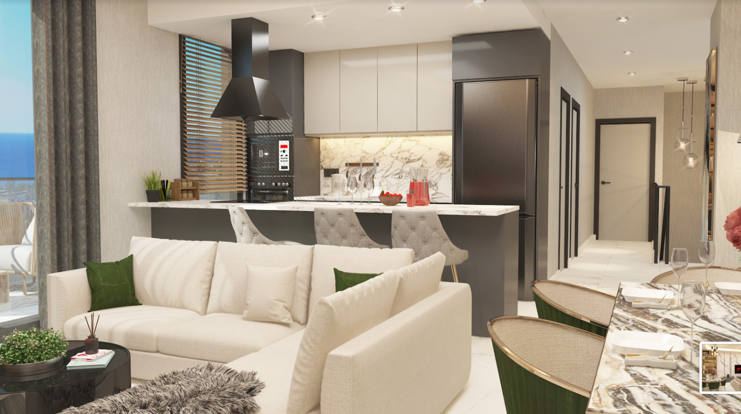 Appartement 4+1 à Alanya, Turkey No. 26656