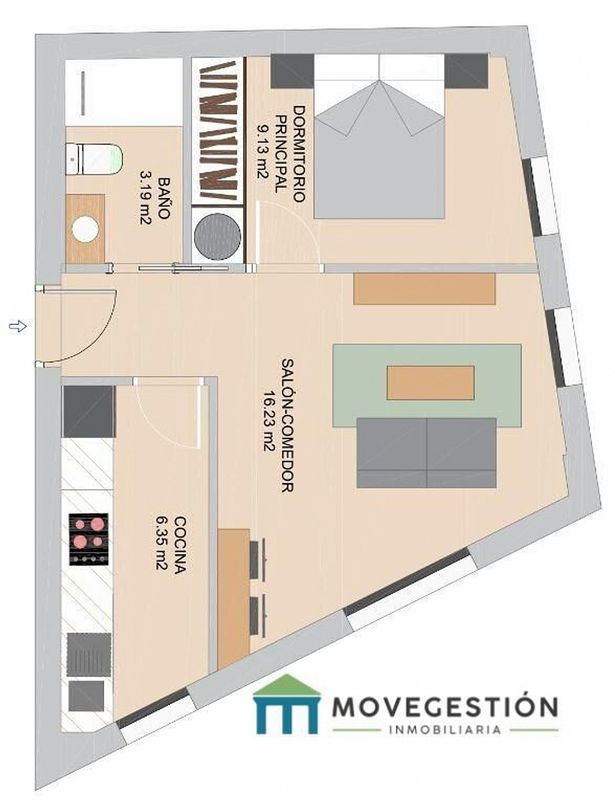 1 bedroom Apartment in Cadiz, Spain No. 227151