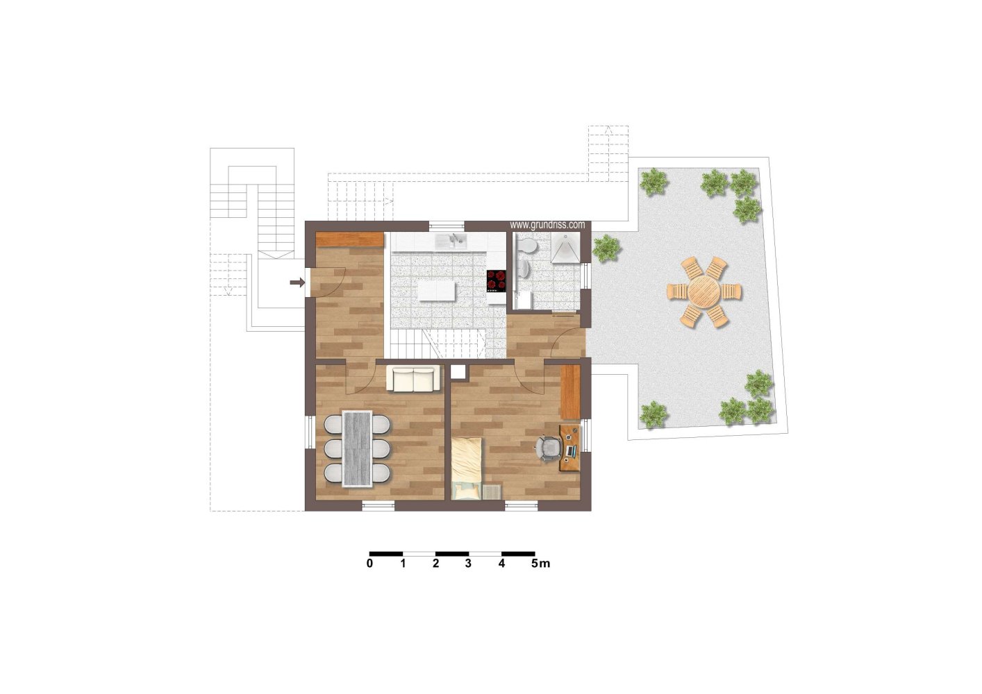 2 chambres Duplex à Rhein-Neckar-Kreis, Germany No. 368371