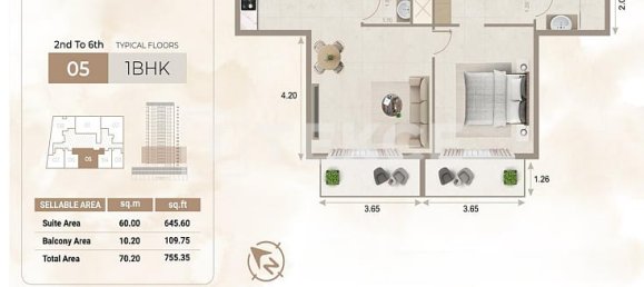 3 bedrooms Apartment for sale in Dubai Sports City, Dubai, UAE № 210118 29