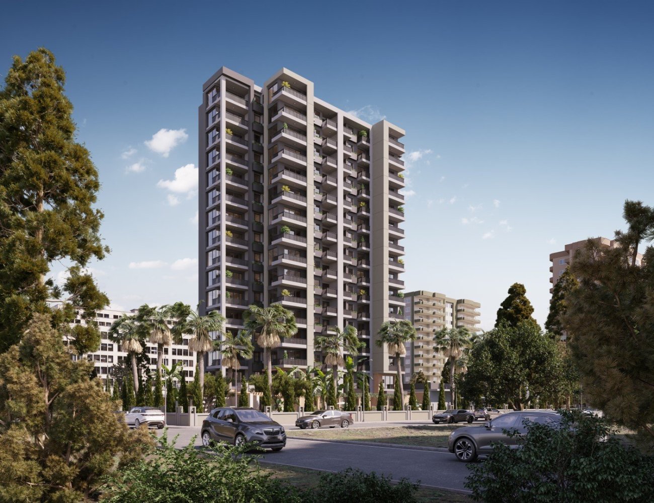 Apartamento de 2 divisões em Mersin, Turkey N.º 43687