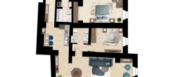 3 غرف نوم شقة في Milan, Italy رقم 248641 20