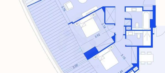 2 غرف نوم شقة في Limassol, Cyprus رقم 11093 3