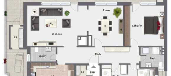 4غرفة بانتهاوس في Wandsbek, Germany رقم 287134 33