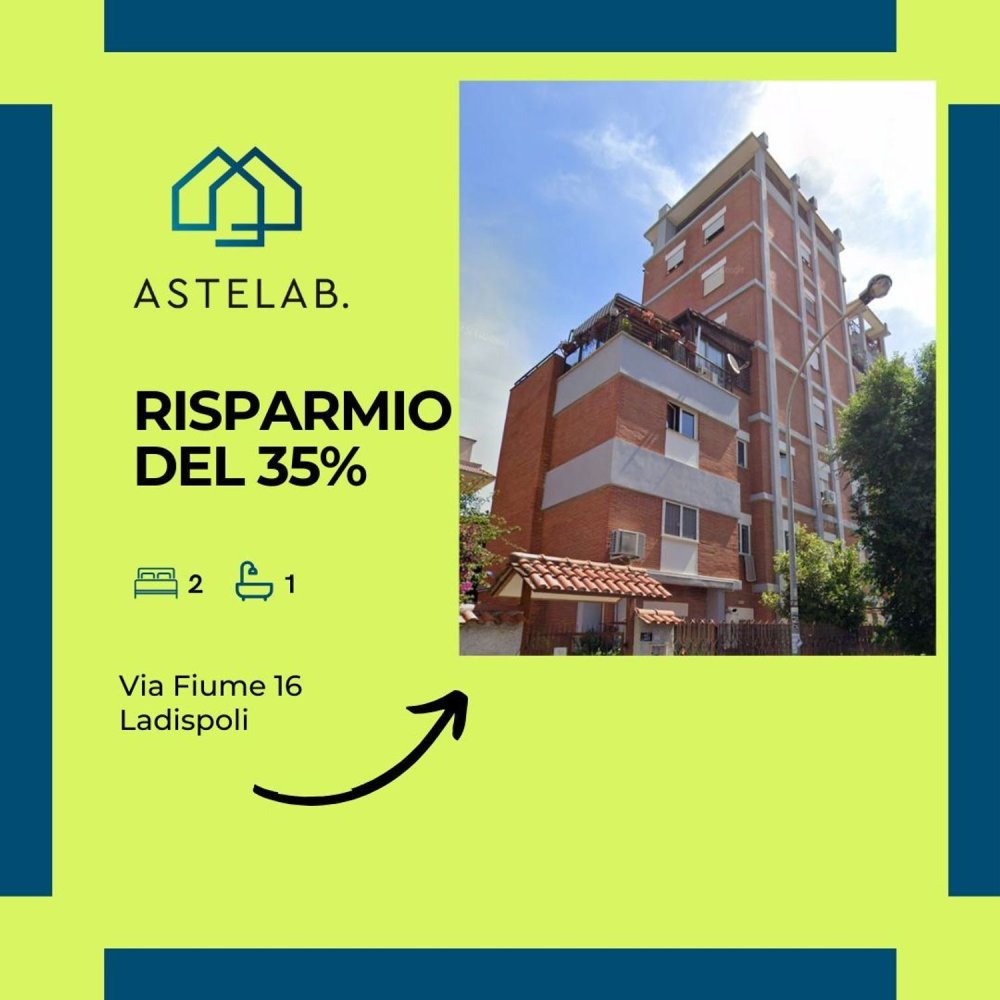 Apartamento de 3 habitaciónes en Ladispoli, Italy No. 286233