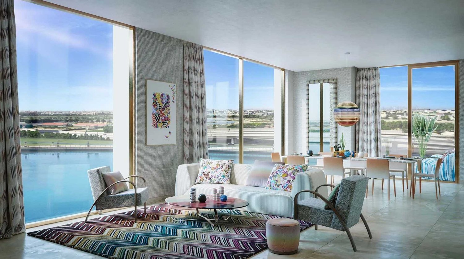 3 Schlafzimmer Wohnung in URBAN OASIS BY MISSONI, Business Bay, UAE, Nr. 61988