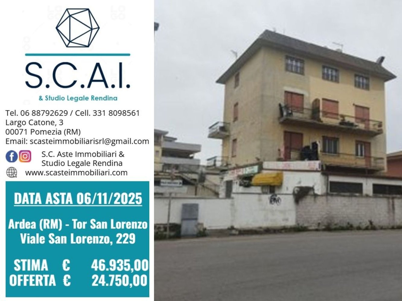 2 bedrooms Apartment in Ardea, Italy No. 348460