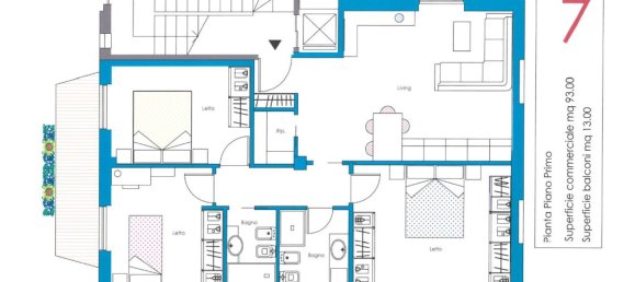 4-salle Appartement à Celle Ligure, Italy No. 220941 8