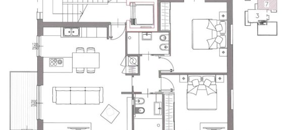 Apartamento de 4 habitaciónes en Celle Ligure, Italy No. 220941 15