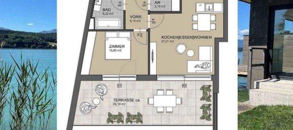 2 rooms Apartment in Velden am Worther See, Austria No. 155586 8