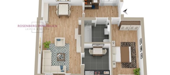 1 غرف نوم شقة في Leipzig, Germany رقم 28263 2