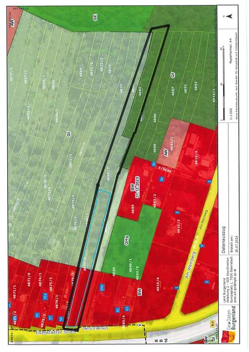 Terreno en Hornstein, Austria 2201 m² No. 79570