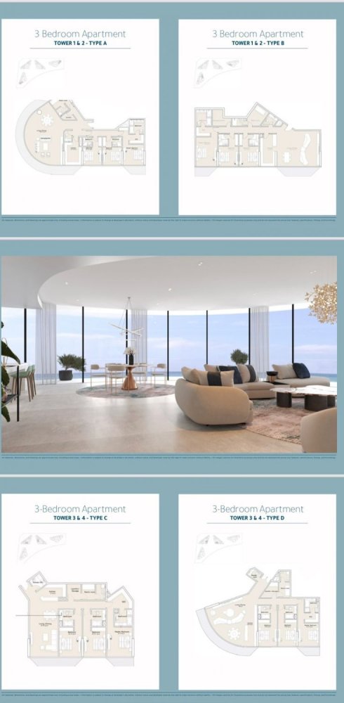 3 bedrooms Apartment in SEA LA VIE, Yas Island, UAE No. 60558