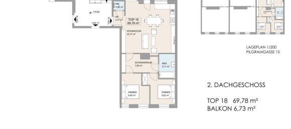 3-salle Appartement à Margareten, Austria No. 223599 10