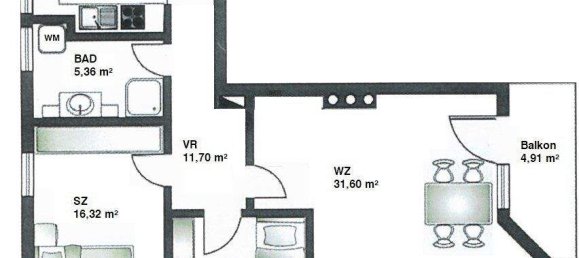 3 rooms Apartment in Hallein, Austria No. 189624 5